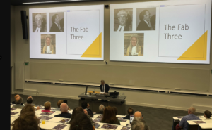 Read more about the article Informative and entertaining lecture on ‘The Beatles and the Law’ by Mr Justice Foxton at the University of Liverpool’s Yoko Ono Building
