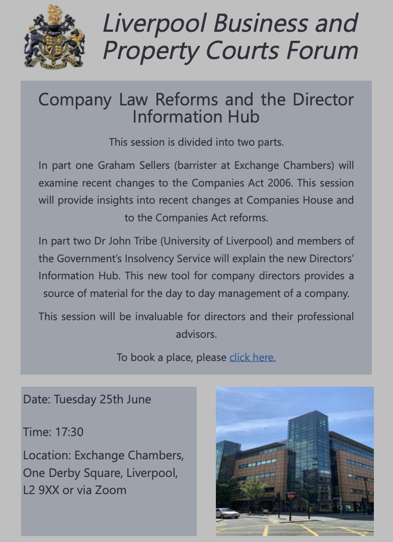 You are currently viewing Company Law Reforms and the Director Information Hub